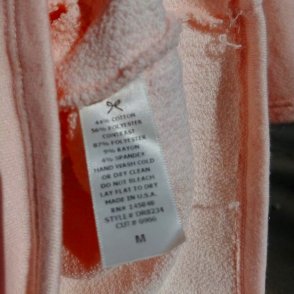 Soft Pink Sweatshirt Dress - Picture 4 of 8